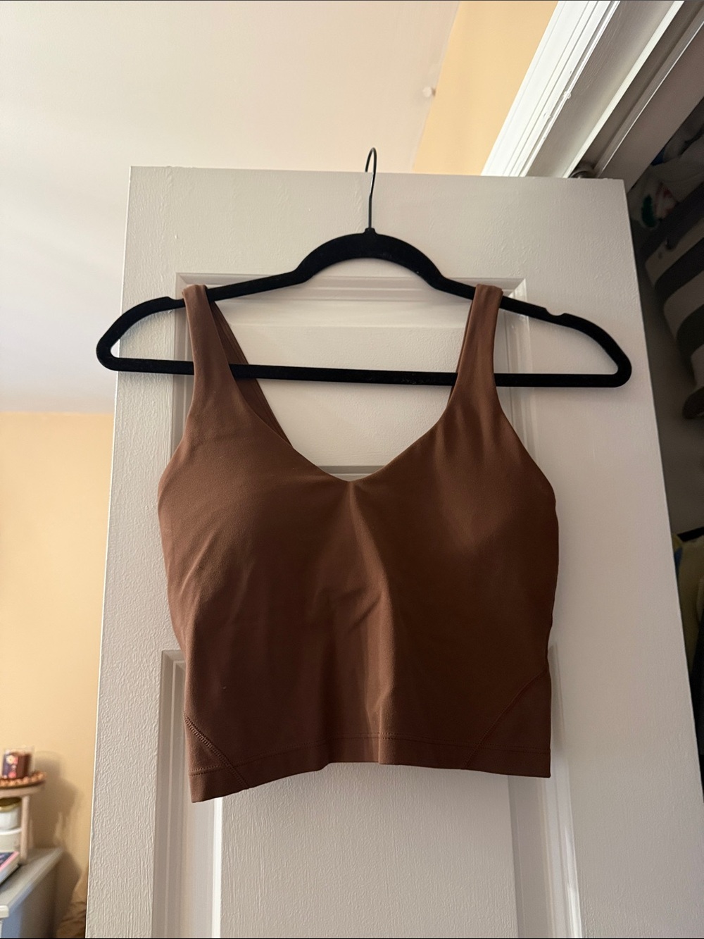 lululemon athletica Brown V-Neck Cropped Camisole